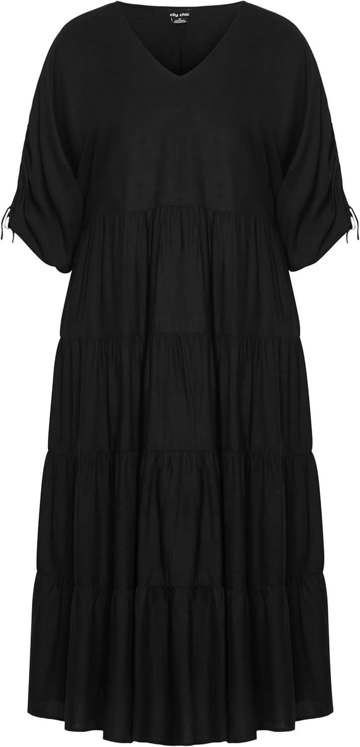 image:imageCity Chic Womens Plus Size Jossie DressBlack