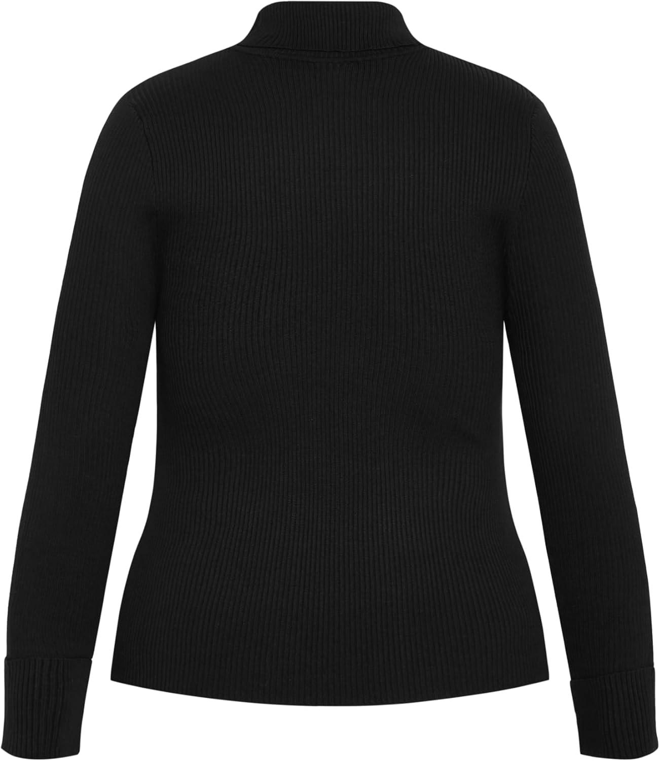 image:imageCity Chic Womens Plus Size Jumper KikiBlack