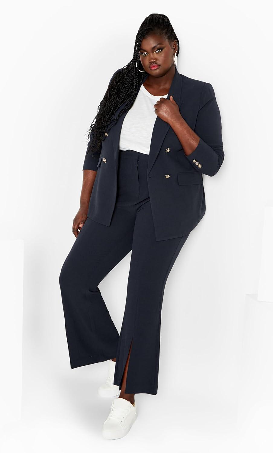 image:imageCity Chic Womens Plus Size Kiana JacketNavy