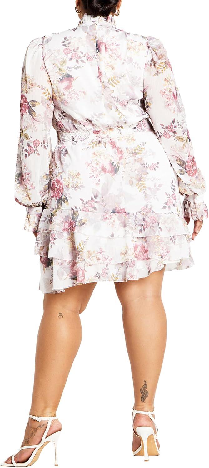 image:imageCity Chic Womens Plus Size Maddison DressPastel Floral