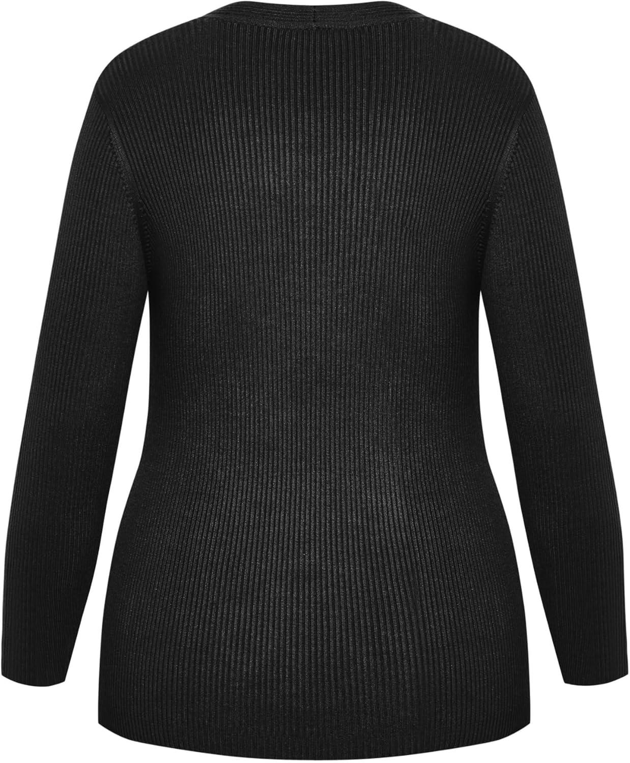 image:imageCity Chic Womens Plus Size Malia SweaterBlack