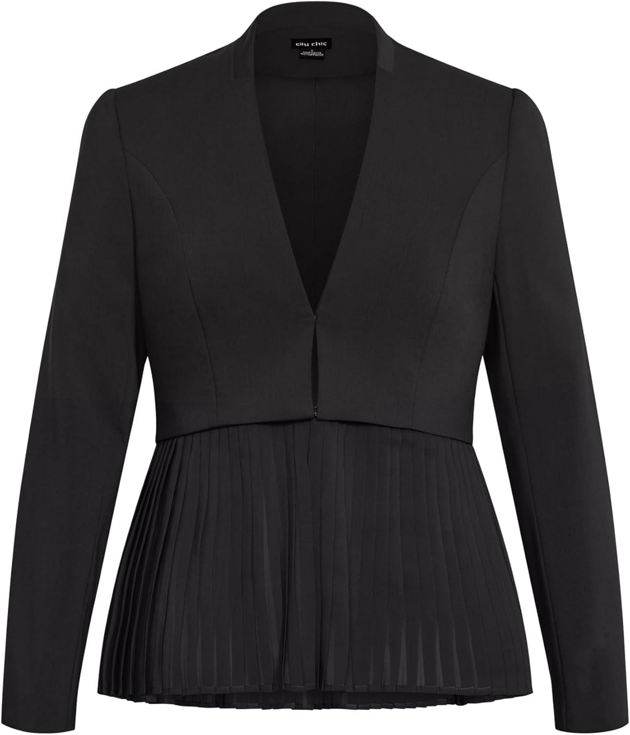 image:imageCity Chic Womens Plus Size Sadie JacketBlack