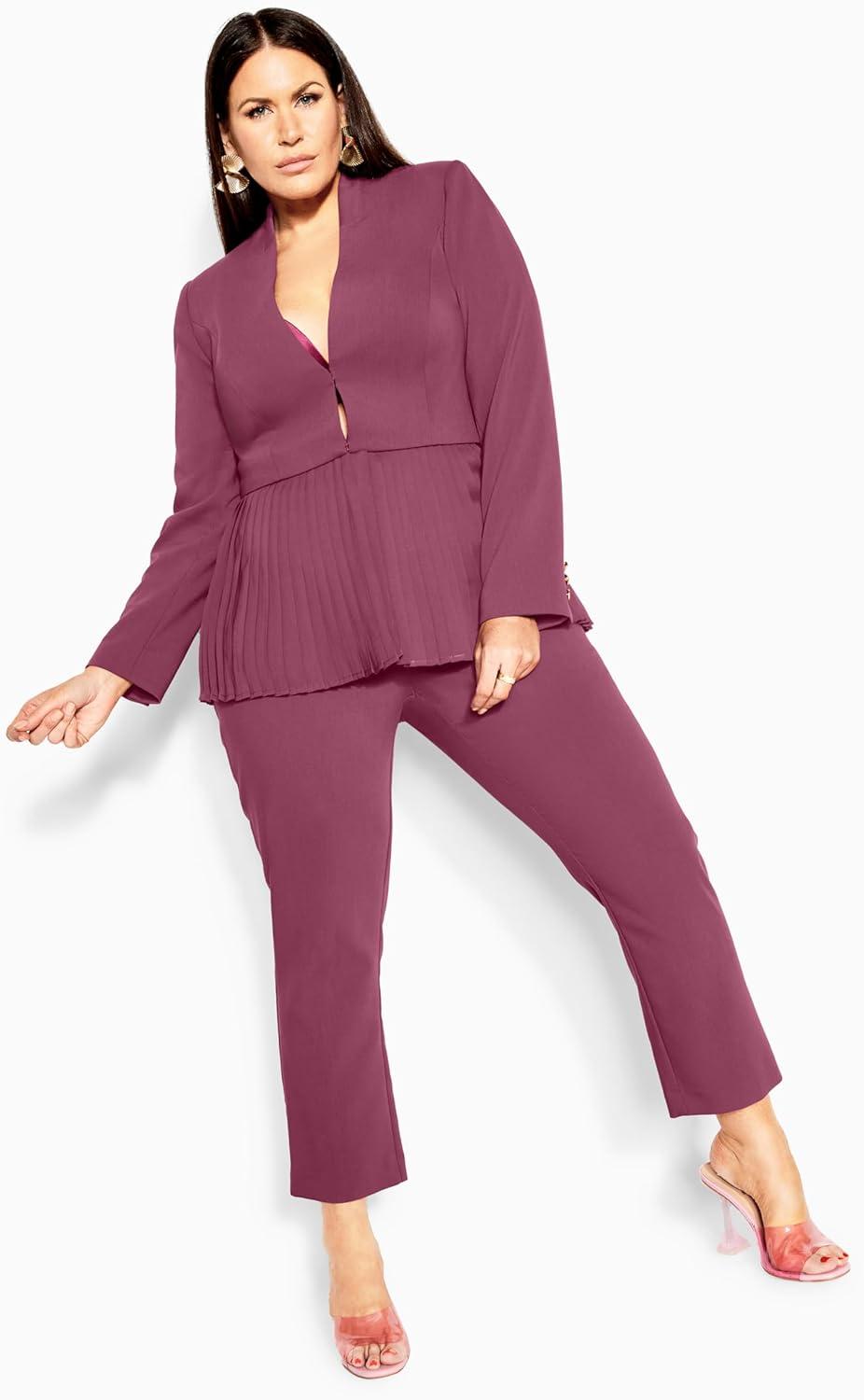 image:imageCity Chic Womens Plus Size Sadie JacketRoseberry