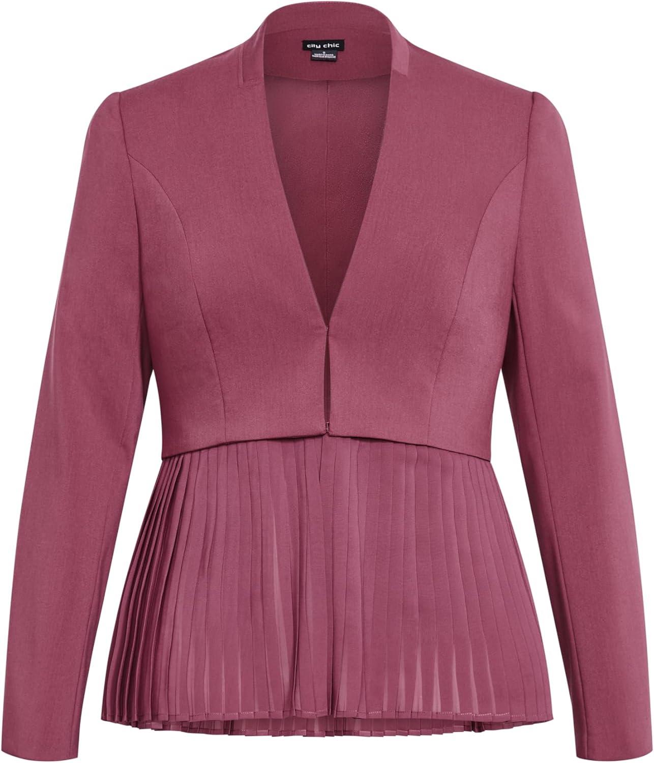 image:imageCity Chic Womens Plus Size Sadie JacketRoseberry