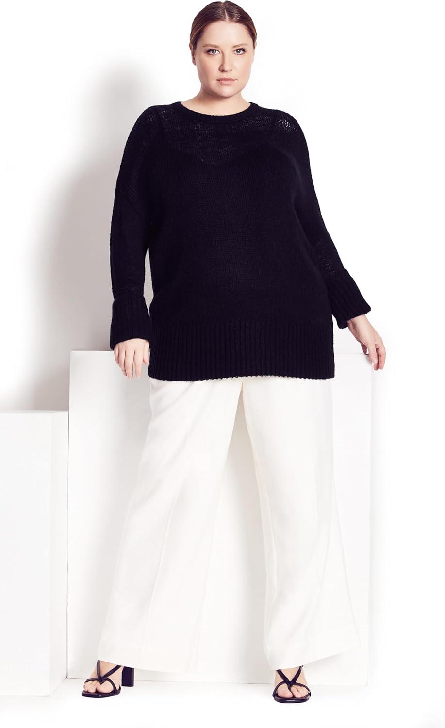 image:imageCity Chic Womens Plus Size Scarlett SweaterBlack
