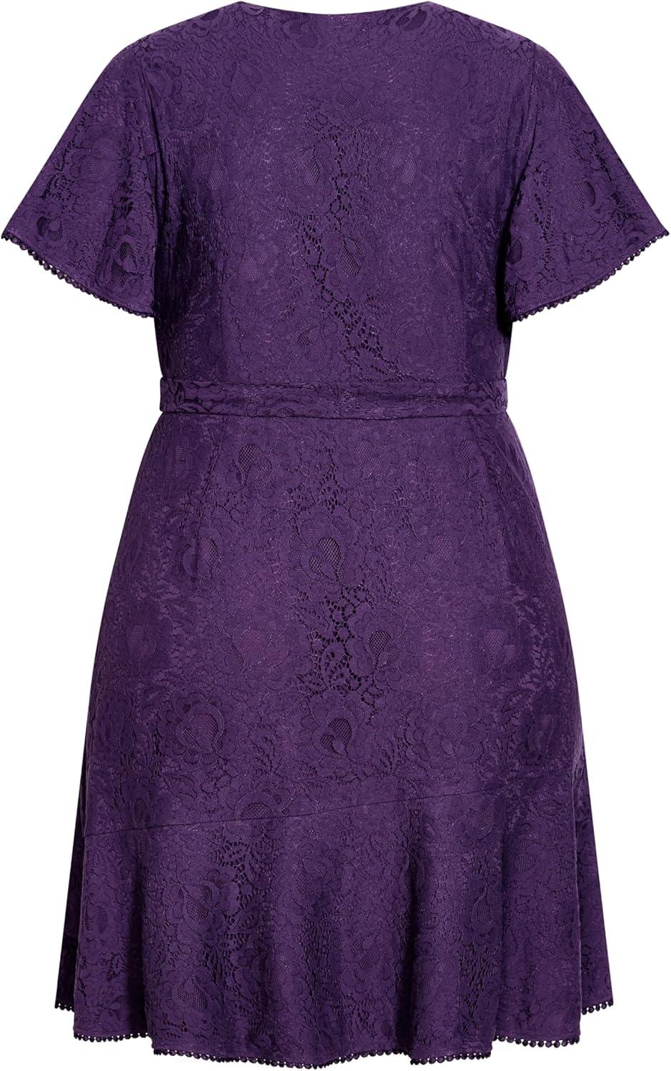 image:imageCity Chic Womens Plus Size Sweet Love Lace DressPetunia
