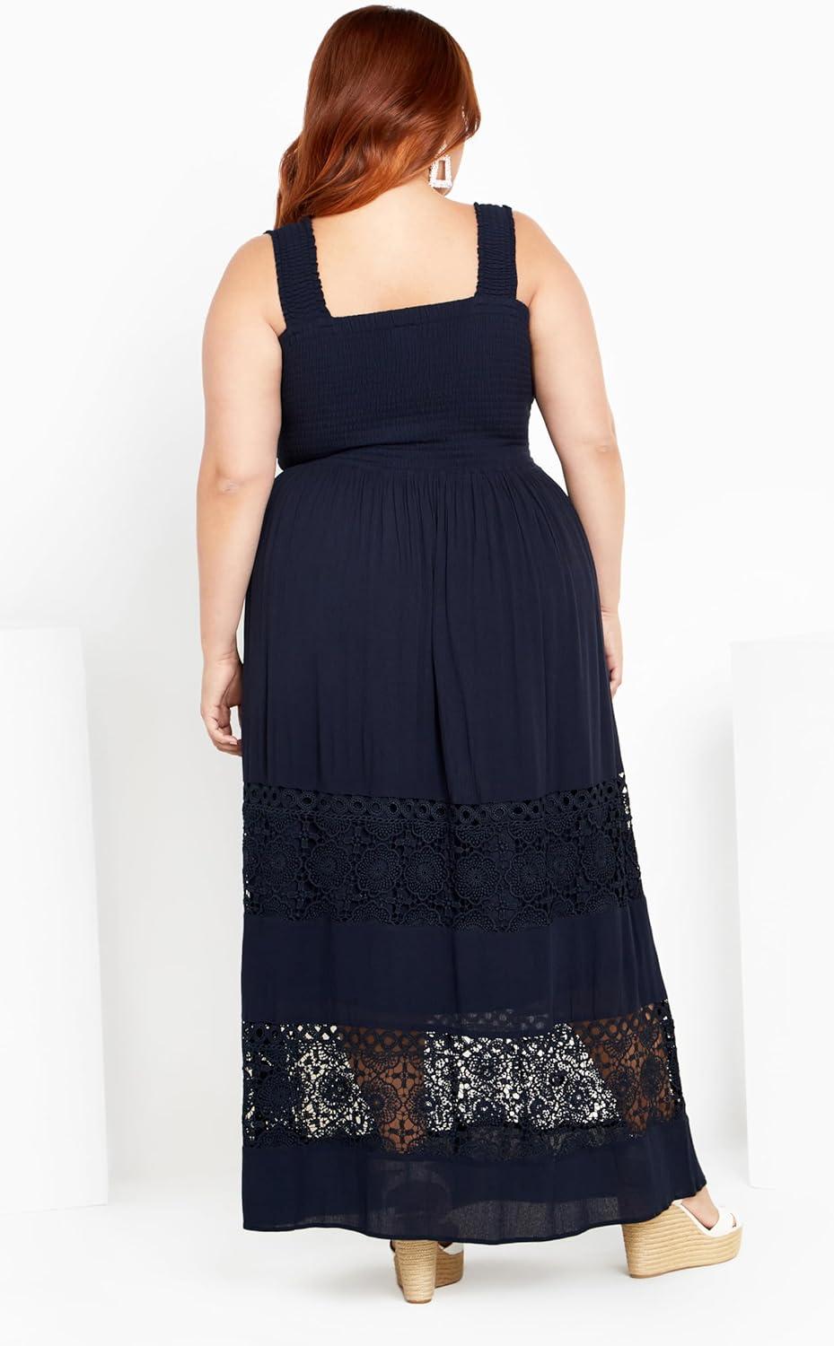 image:imageCity Chic Womens Plus Size by The Beach Maxi DressNavy