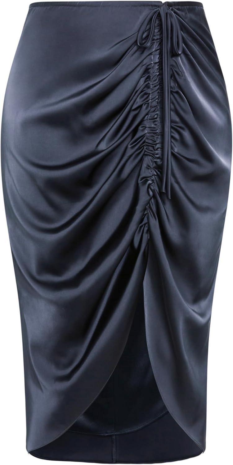 image:imageCity Chic Womens Rylie SkirtSteel Blue