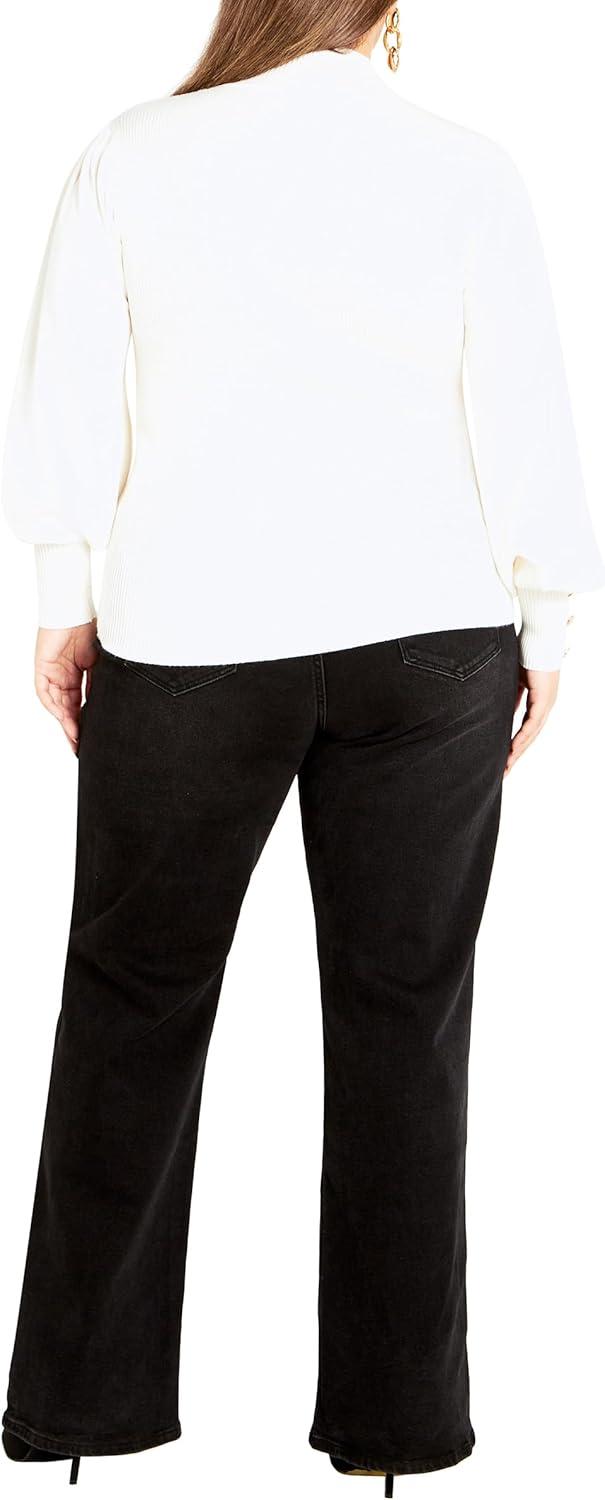 image:imageCity Chic Womens Sofia SweaterCream