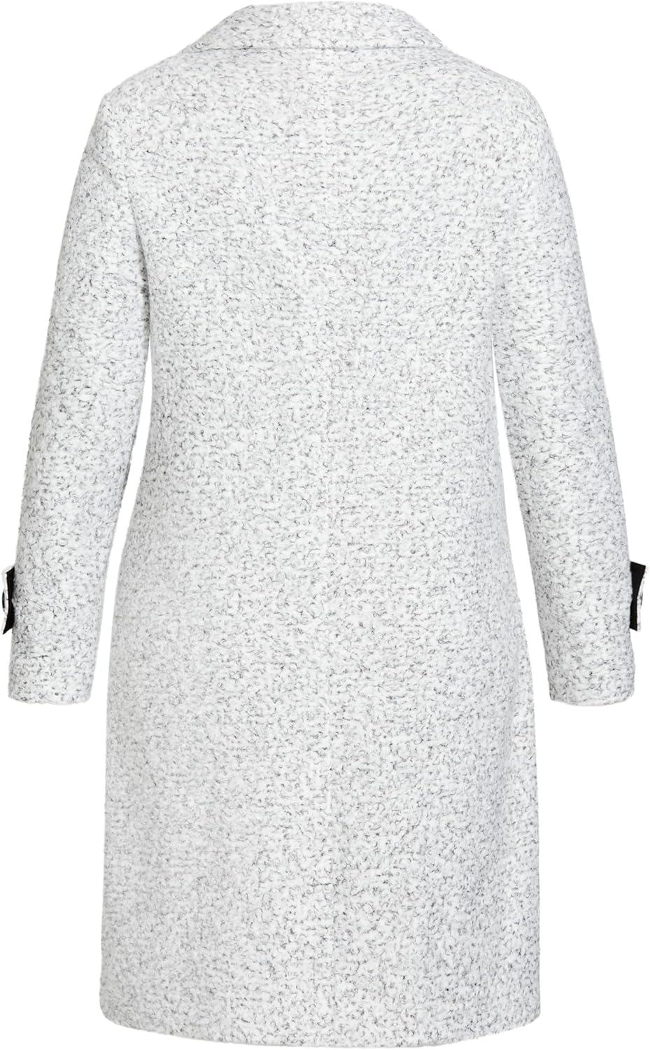 image:imageCity Chic womens City Chic Plus Size Coat EmmaSalt N Pepper