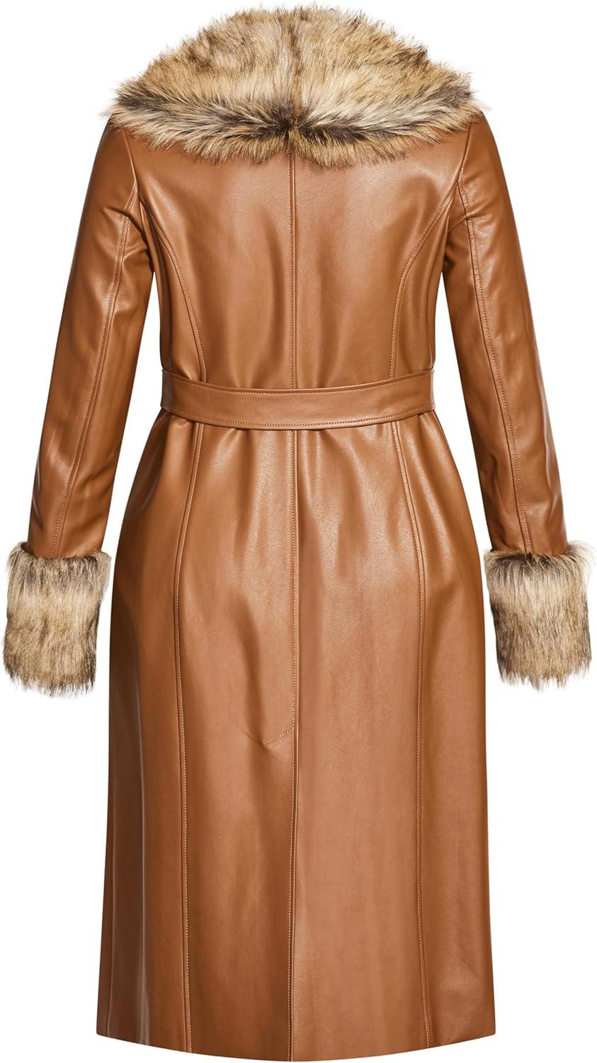 image:imageCity Chic womens City Chic Plus Size Coat Spanish RomanceCopper