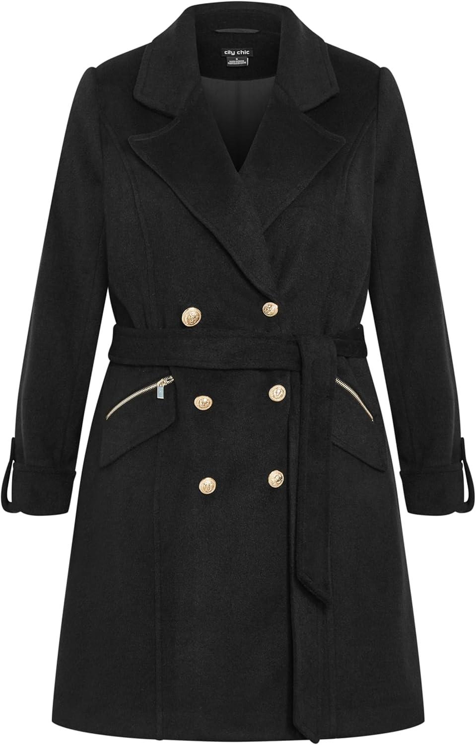 image:imageCity Chic womens Coat GillianBlack
