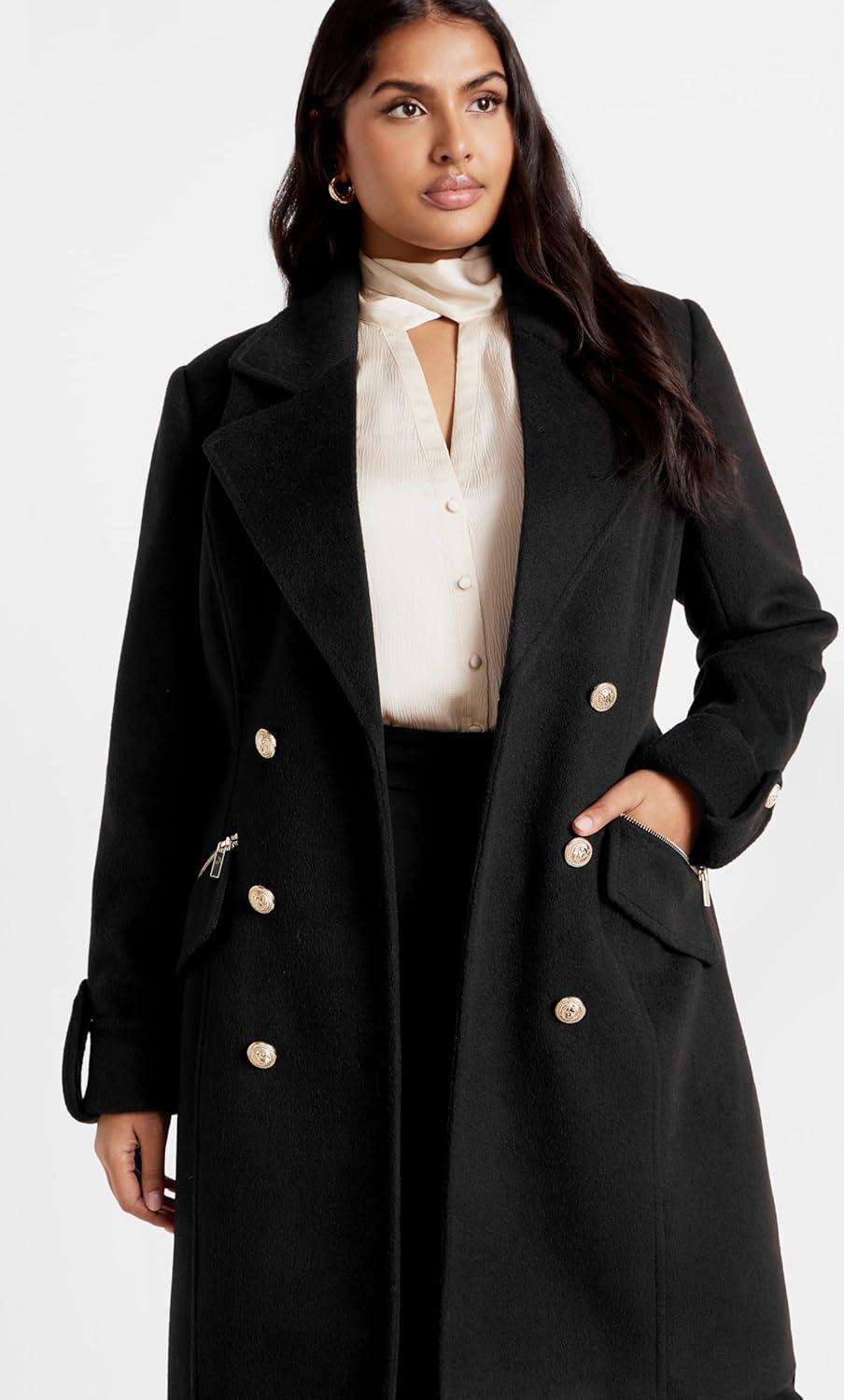 image:imageCity Chic womens Coat GillianBlack