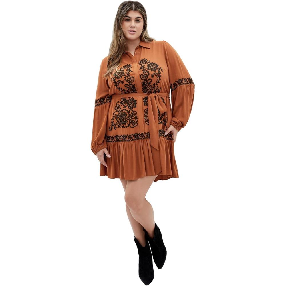 image:imageCity Chic Plus Size Dress MarlieCaramel