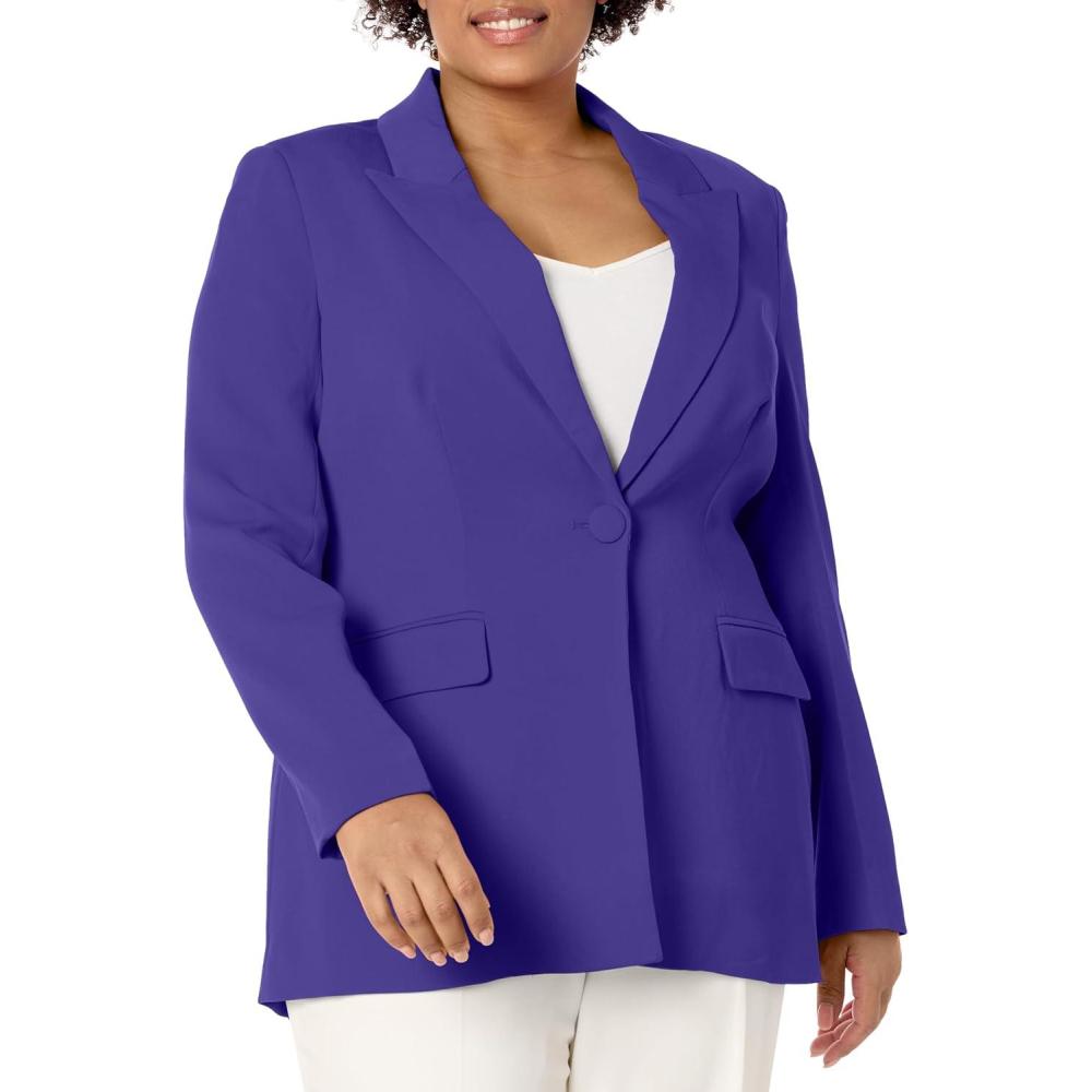 image:imageCity Chic Plus Size Lottie JacketRoyal Purple