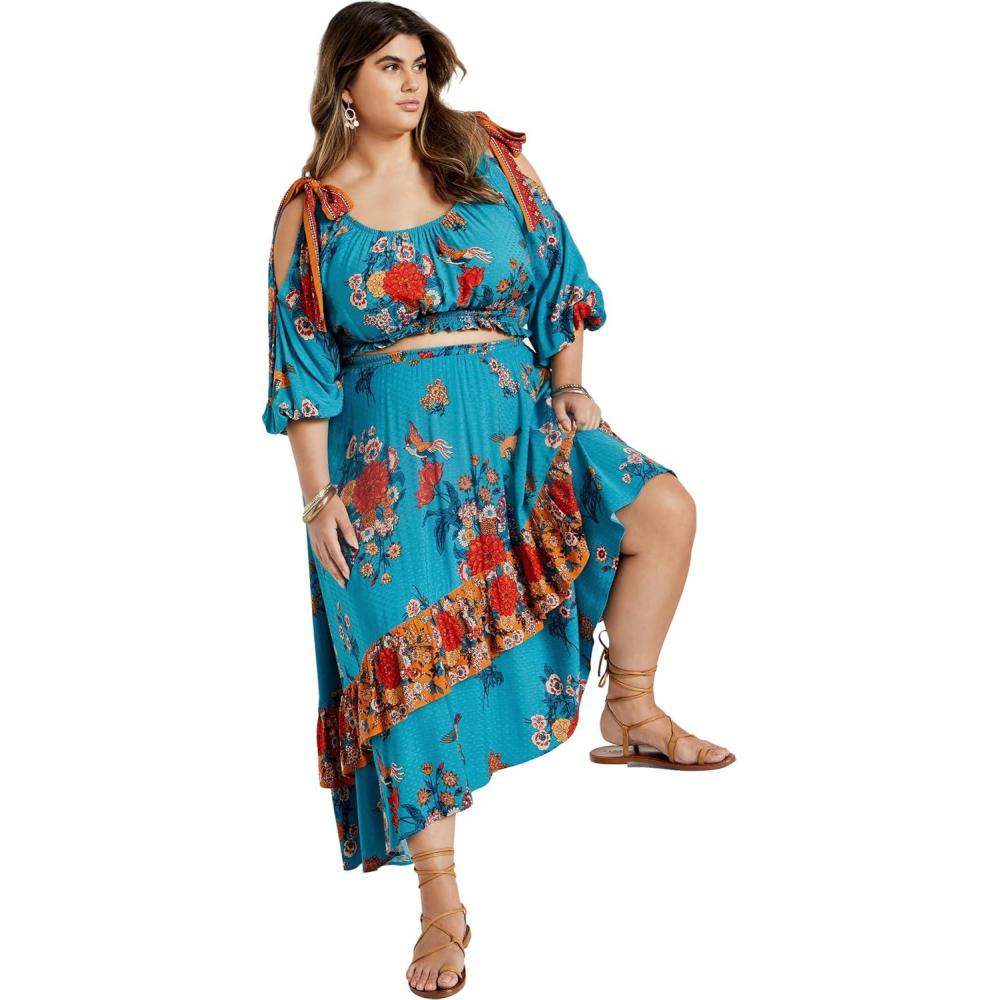 image:imageCity Chic Plus Size Skirt Venice SkirtJade