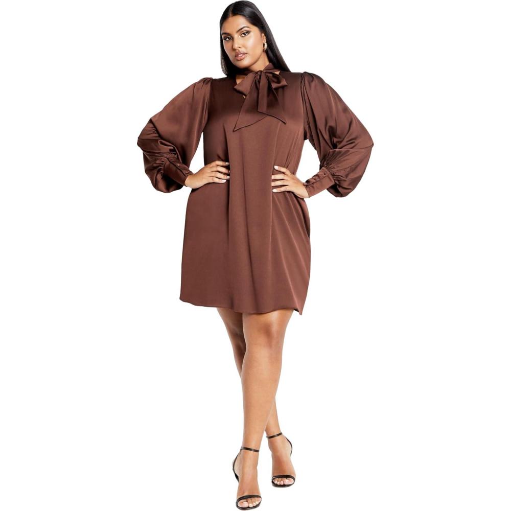 image:imageCity Chic Womens City Chic Plus Size Dress MaraMocha