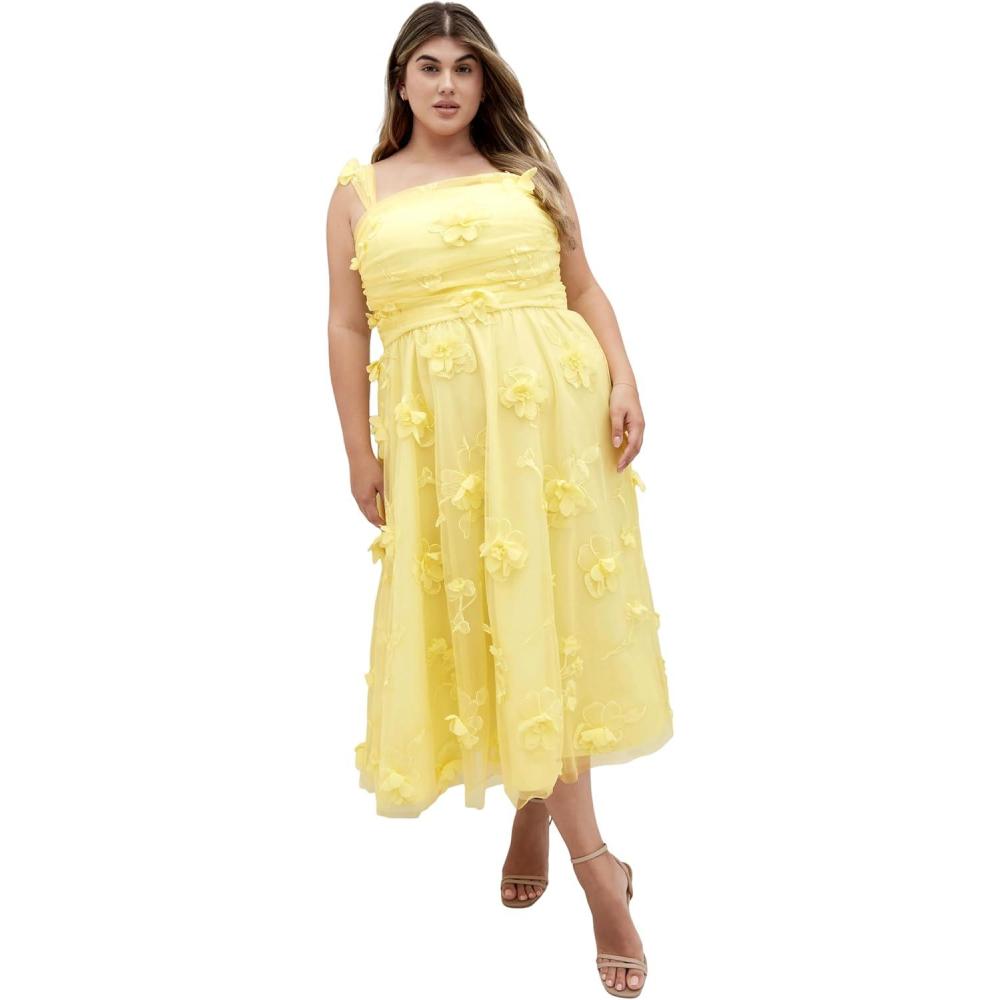 image:imageCity Chic Womens Dress  Leilani 3DLemon Floral