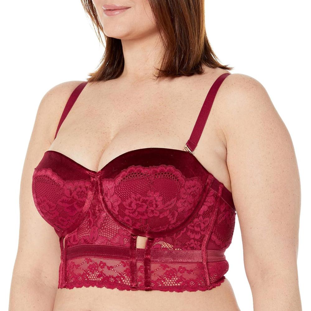 image:imageCity Chic Womens Fox amp Royal Plus Size Sylvie Uw BustierPomegranate