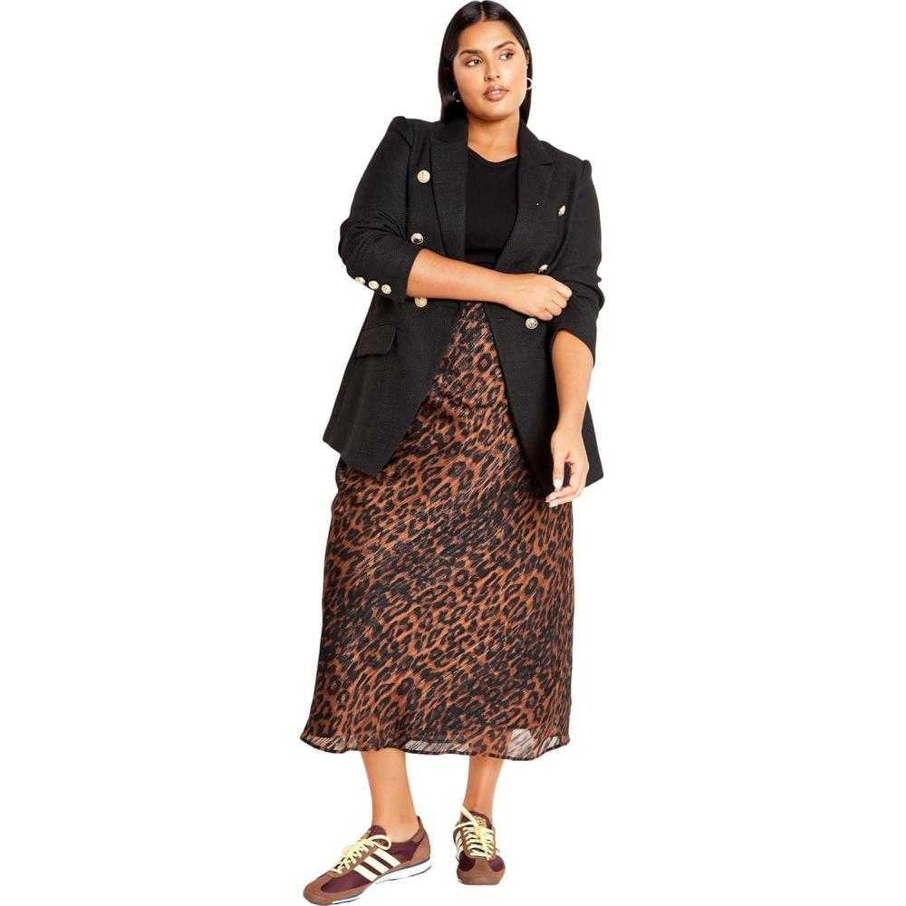 image:imageCity Chic Womens Madelyn SkirtLeopard
