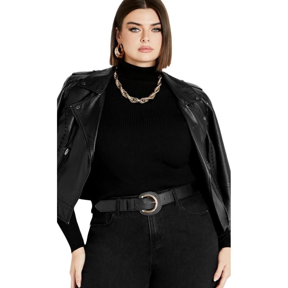 image:imageCity Chic Womens Mia SweaterBlack