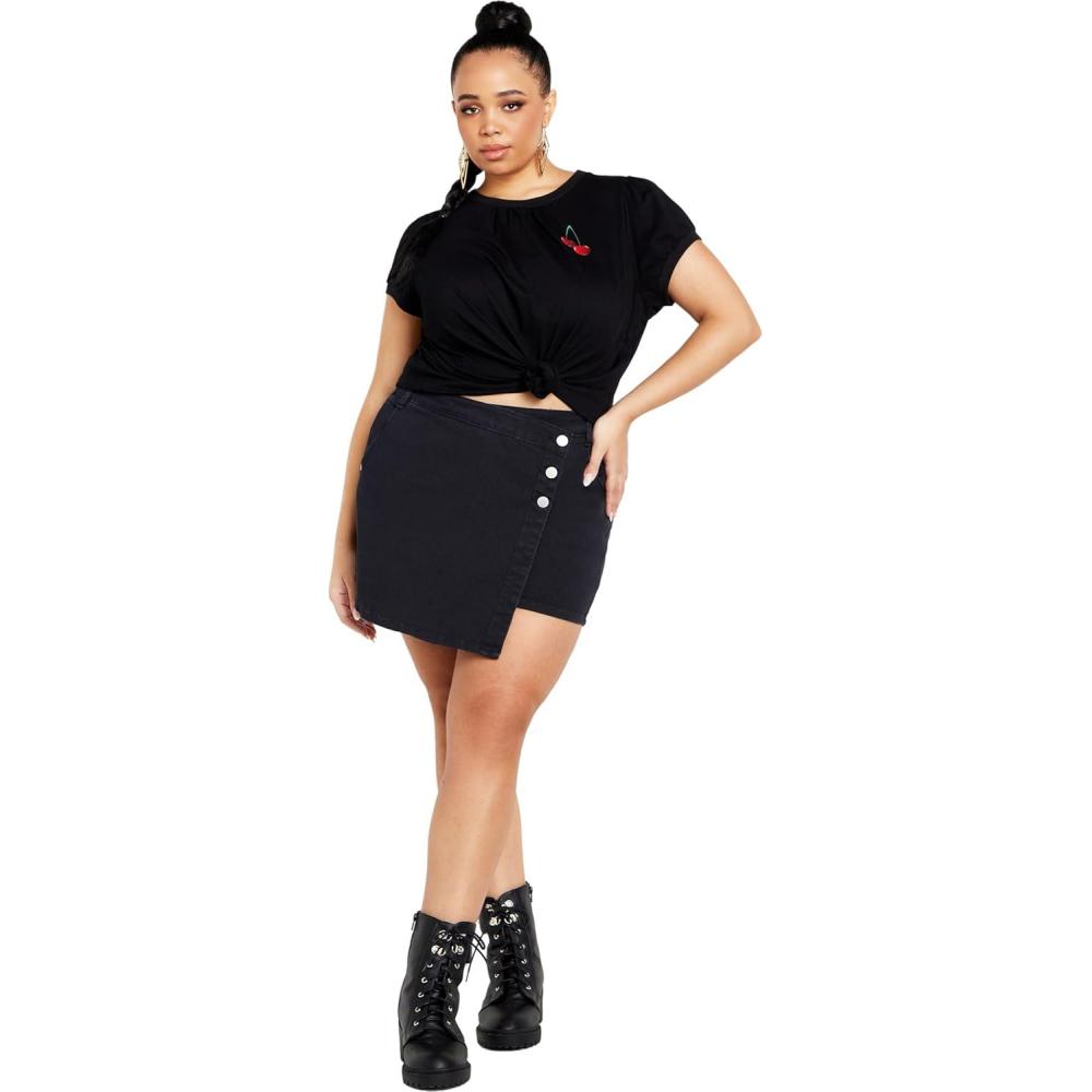 image:imageCity Chic Womens Millani SkortNavy