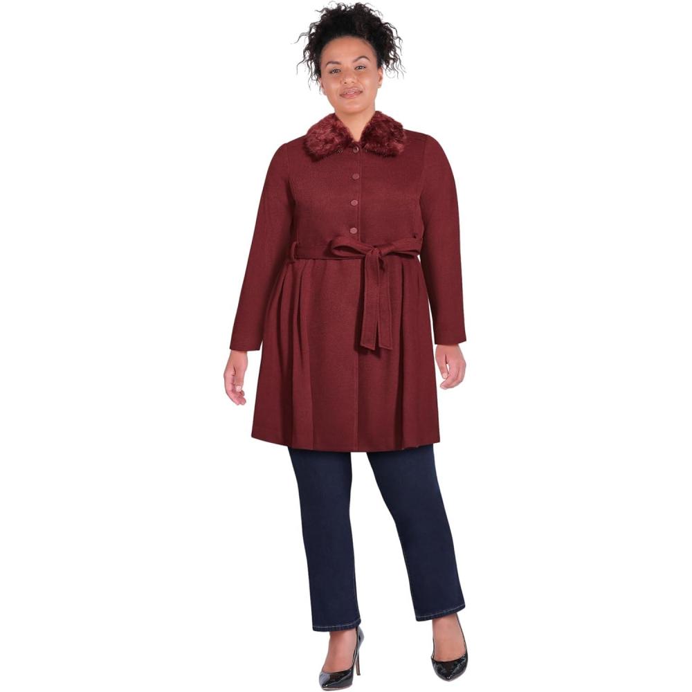 image:imageCity Chic Womens Plus Size Coat RosemaryRed