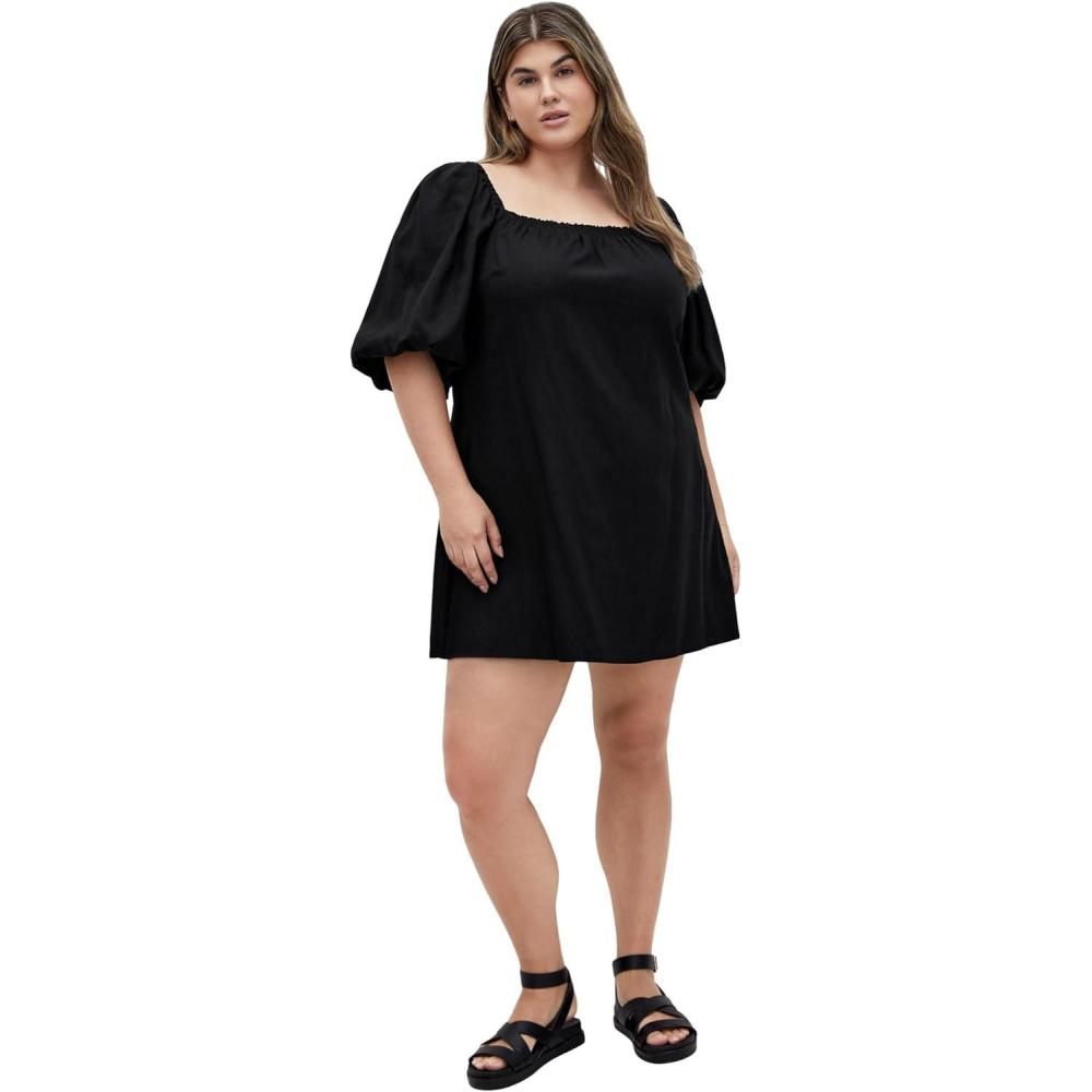 image:imageCity Chic Womens Plus Size Dress  Chrissy Mini ShiftBlack