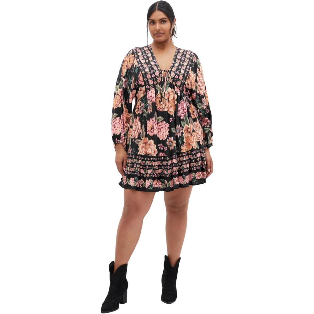 image:imageCity Chic Womens Plus Size Dress Devine Mini BorderDevine Beauty