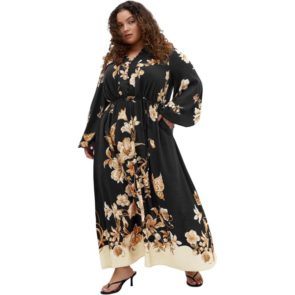 image:imageCity Chic Womens Plus Size Dress Love at First Sight MaxiLove at First Sight