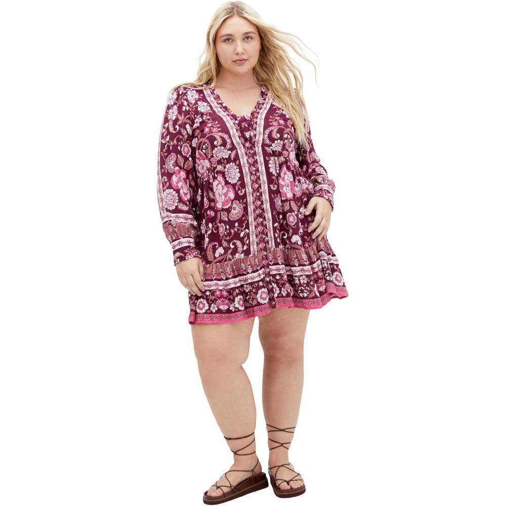 image:imageCity Chic Womens Plus Size Dress  Willow MiniKindred Spirit