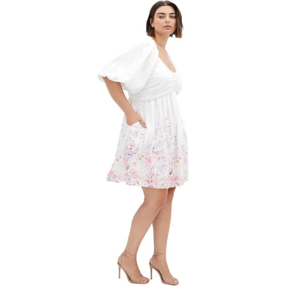image:imageCity Chic Womens Plus Size DressMindy BorderFlirty Bdr