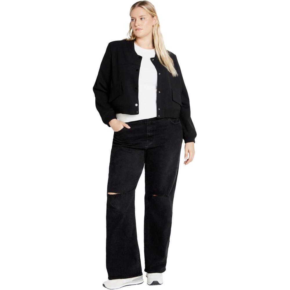 image:imageCity Chic Womens Plus Size Jacket  Ivy BomberBlack