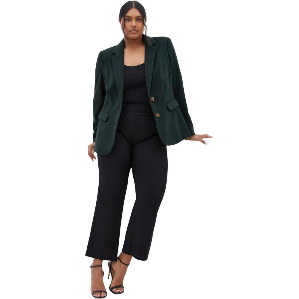 image:imageCity Chic Womens Plus Size Jacket Oxford CorduroyHunter Green