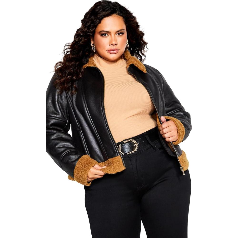 image:imageCity Chic Womens Plus Size JacketMeredith