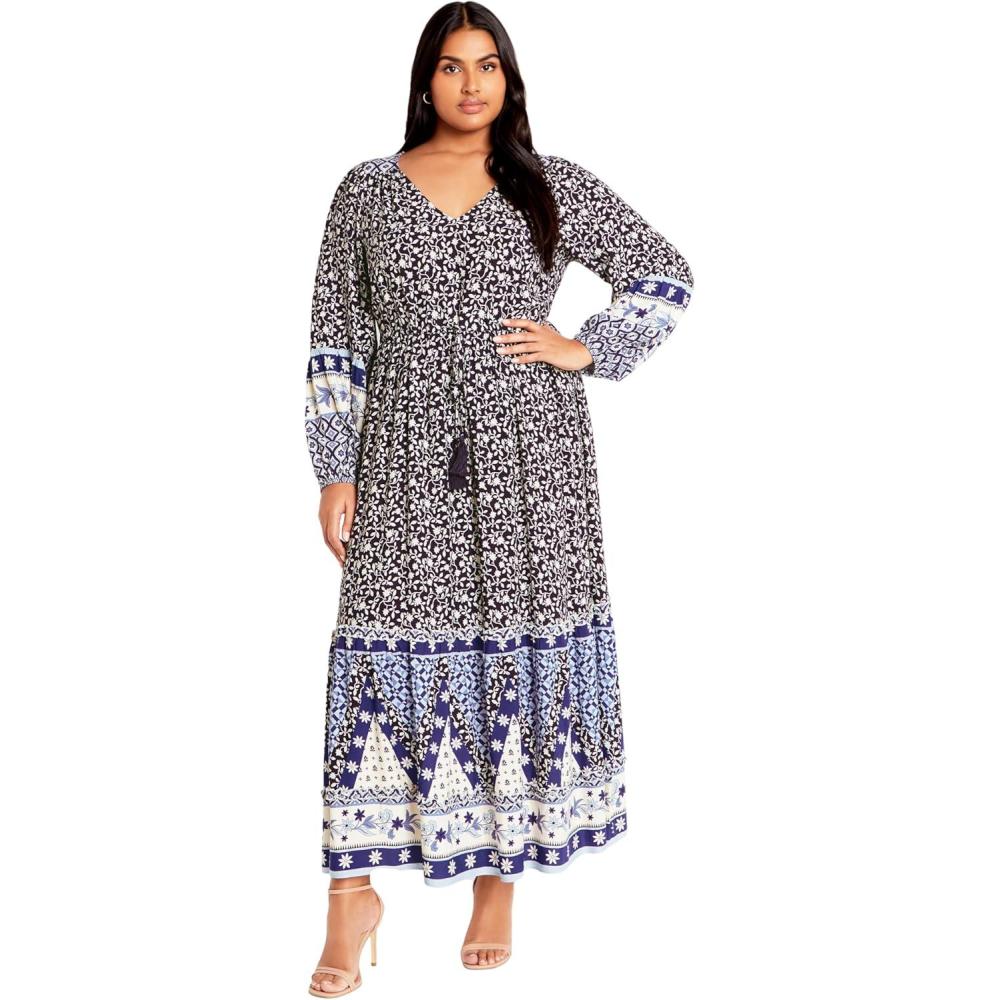 image:imageCity Chic Womens Plus Size Maxi Faith DressEternal