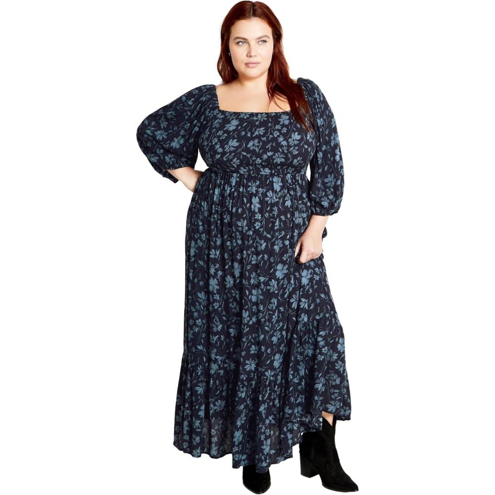 image:imageCity Chic Womens Plus Size Maxi Kaylee DressWhimsical Floral