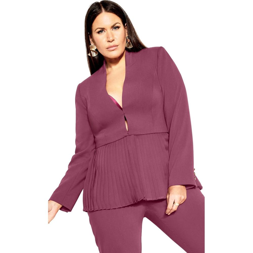 image:imageCity Chic Womens Plus Size Sadie JacketRoseberry