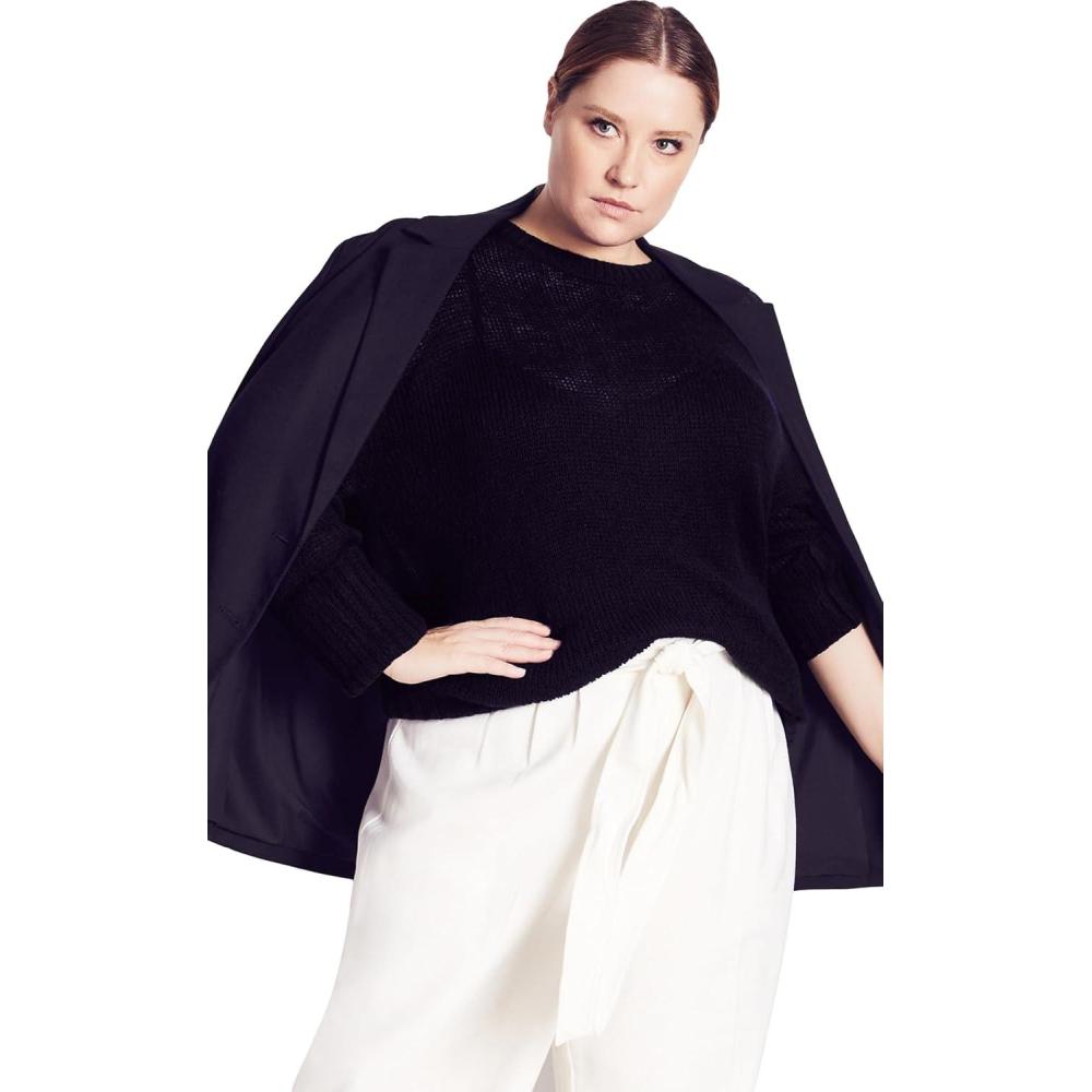 image:imageCity Chic Womens Plus Size Scarlett SweaterBlack