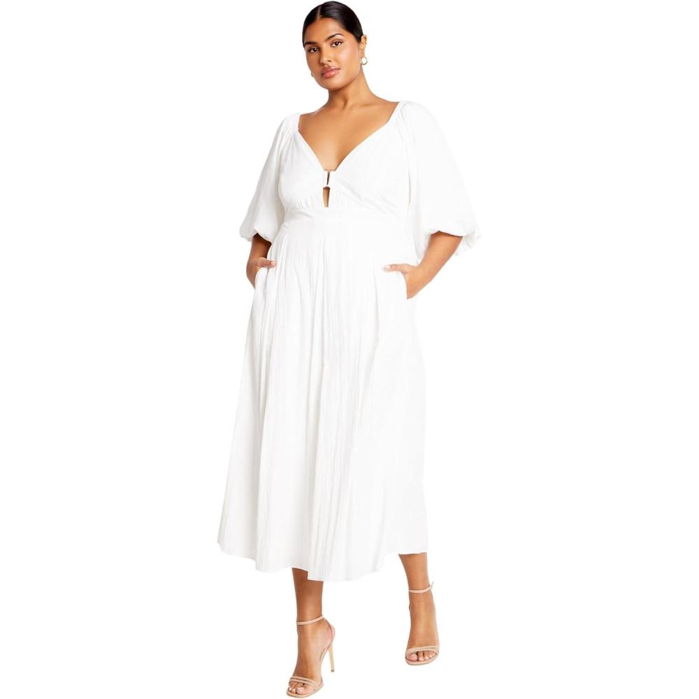 image:imageCity Chic Womens Plus Size Shae DressIvory