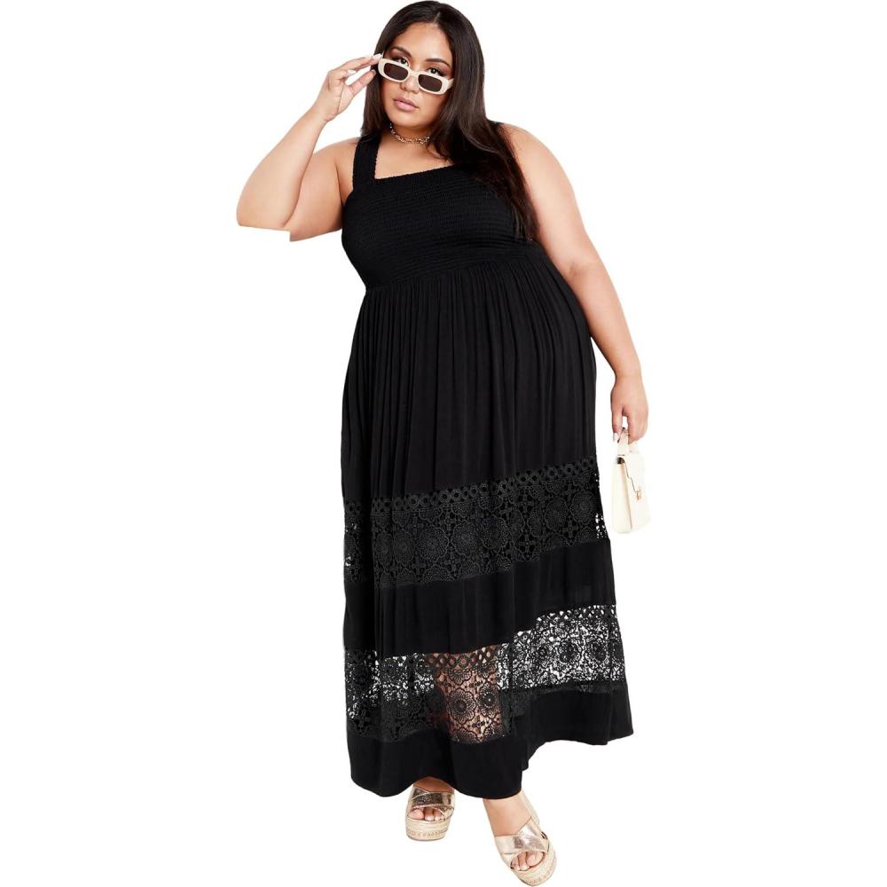 image:imageCity Chic Womens Plus Size by The Beach Maxi DressBlack
