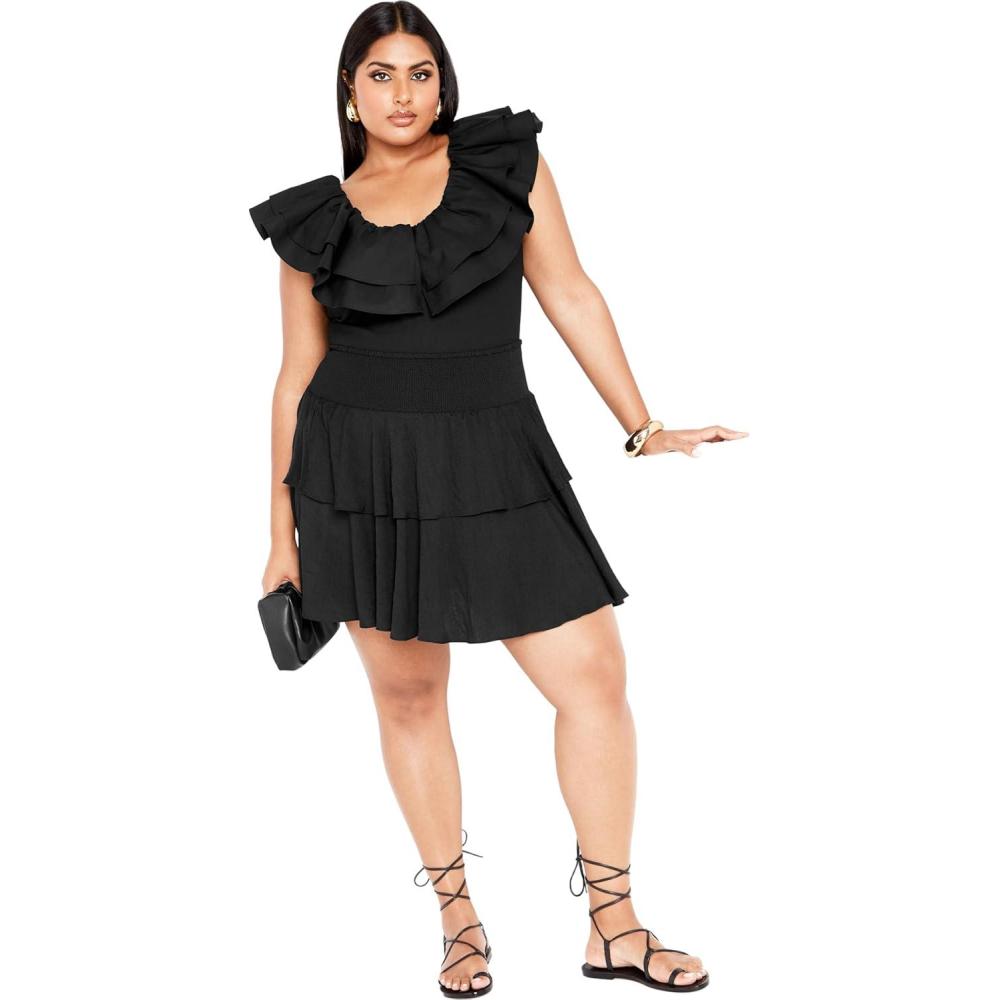 image:imageCity Chic Womens Poppie SkirtBlack