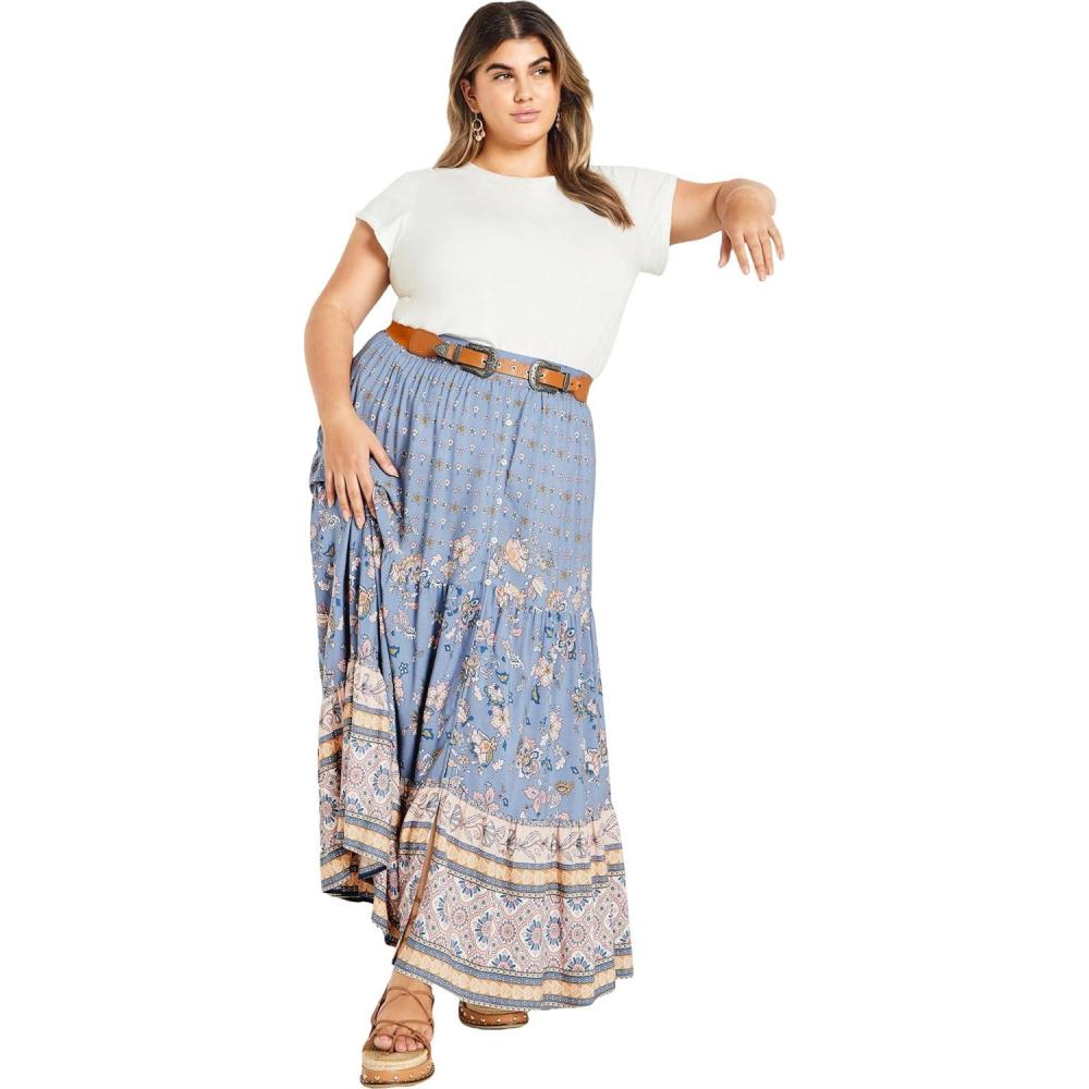image:imageCity Chic Womens Willow SkirtBlue Angel Falls