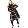image:imageCITY CHIC Plus Size Coat Checkmate CoatCaramel