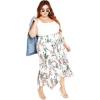 image:imageCity Chic Natalie Print SkirtIvory Maya Tigerlily