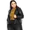 image:imageCity Chic Plus Size Jacket Layered Hoodie Jacket
