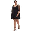image:imageCity Chic Womens Dress  Asher Spot SleeveBlack
