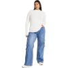 image:imageCity Chic Womens Plus Size Crinkle Knit SweaterCream