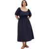 image:imageCity Chic Womens Plus Size Dress  Adelynn Balloon Sleeve MidiNavy