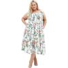 image:imageCity Chic Womens Plus Size Dress  Haven Tier Midi PrintIsland Fl